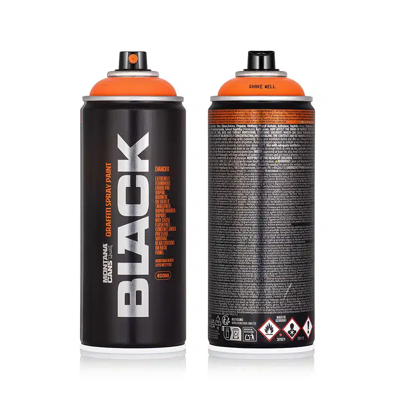 Montana cans Black bombe de peinture Point Graff Rennes